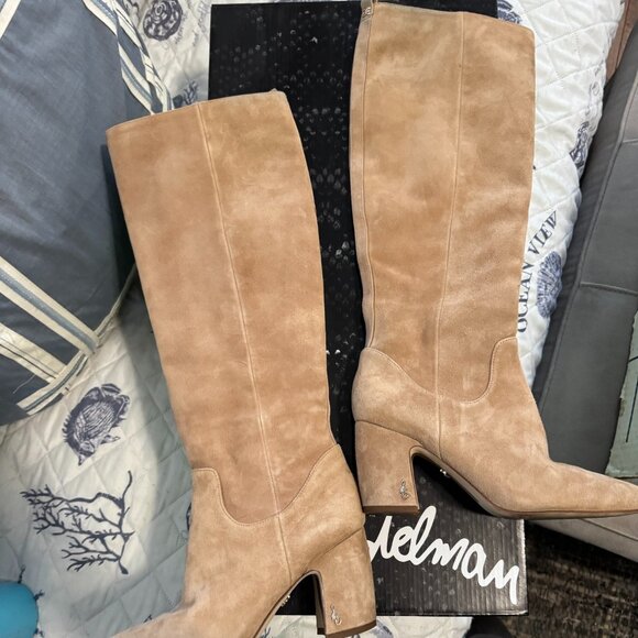 Sam Edelman Tan Suede Boots - Picture 2 of 7